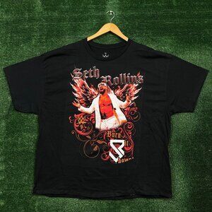 WWE Seth Rollings Burn It Down Oversized T-Shirt Size Extra Large